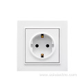 Schuko Wall Socket with Shutter with Hanger